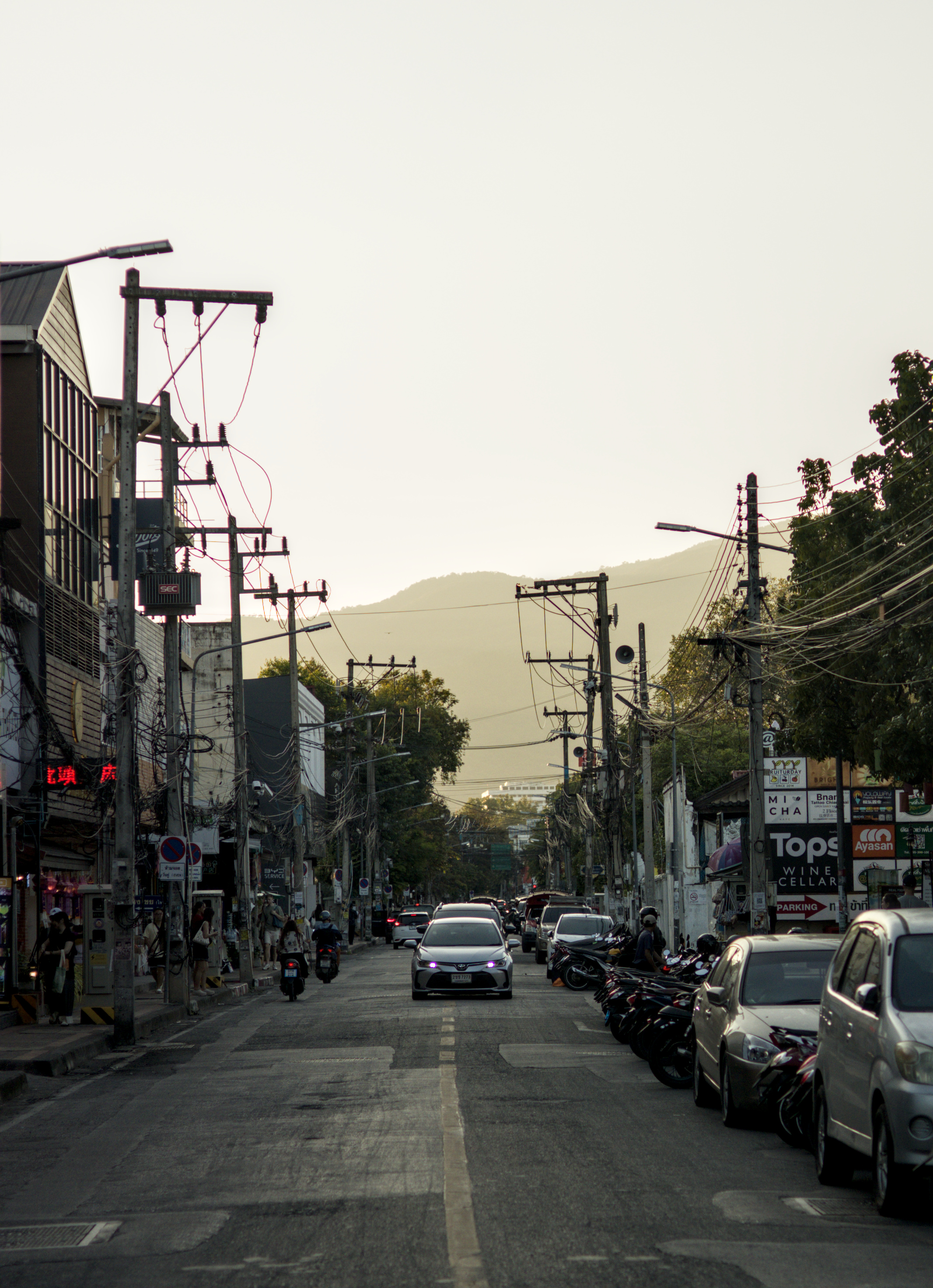 Nimman Road at dusk