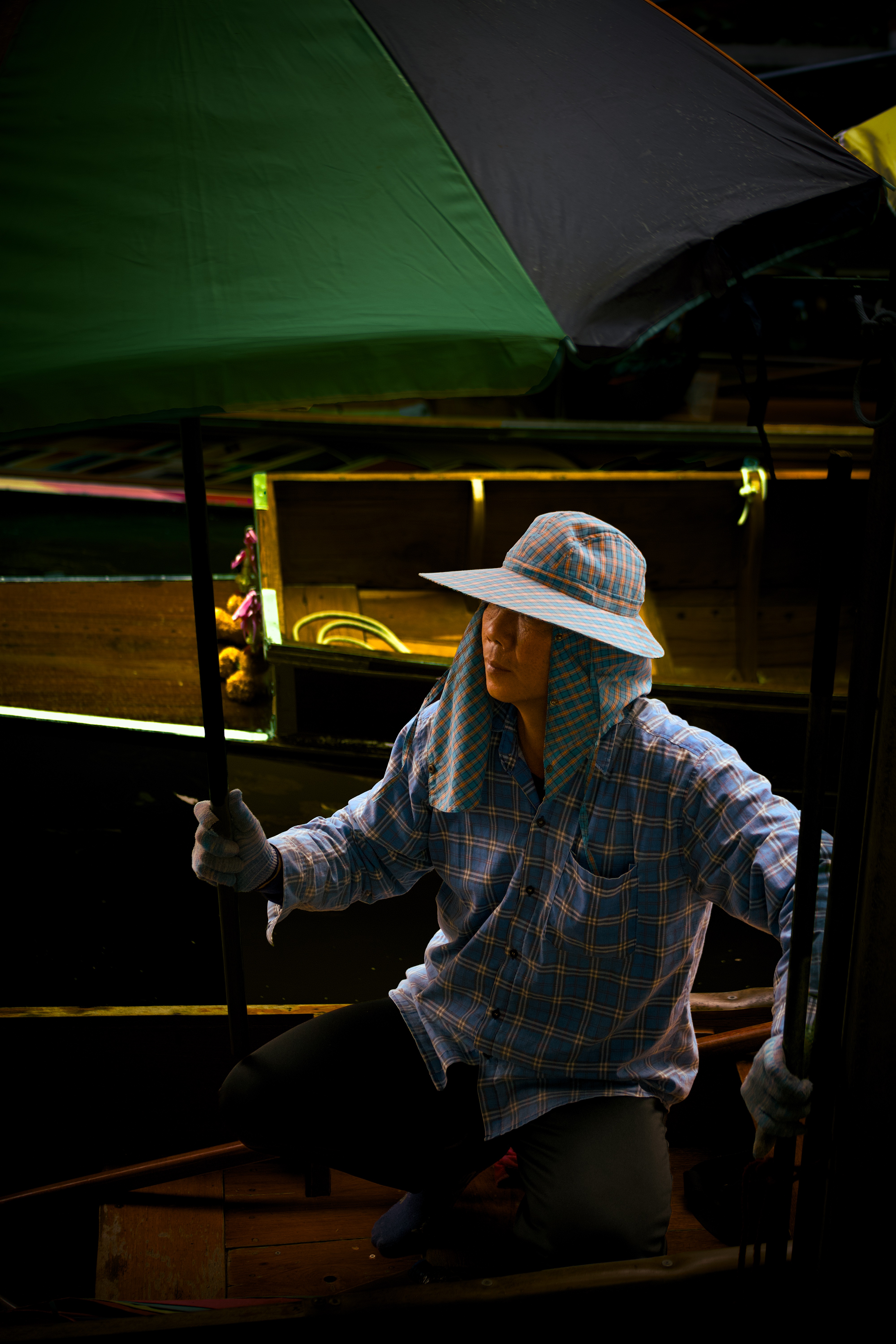 Market vendor portrait